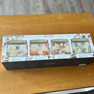 Bellevue luxury candles. Set of 4 candles